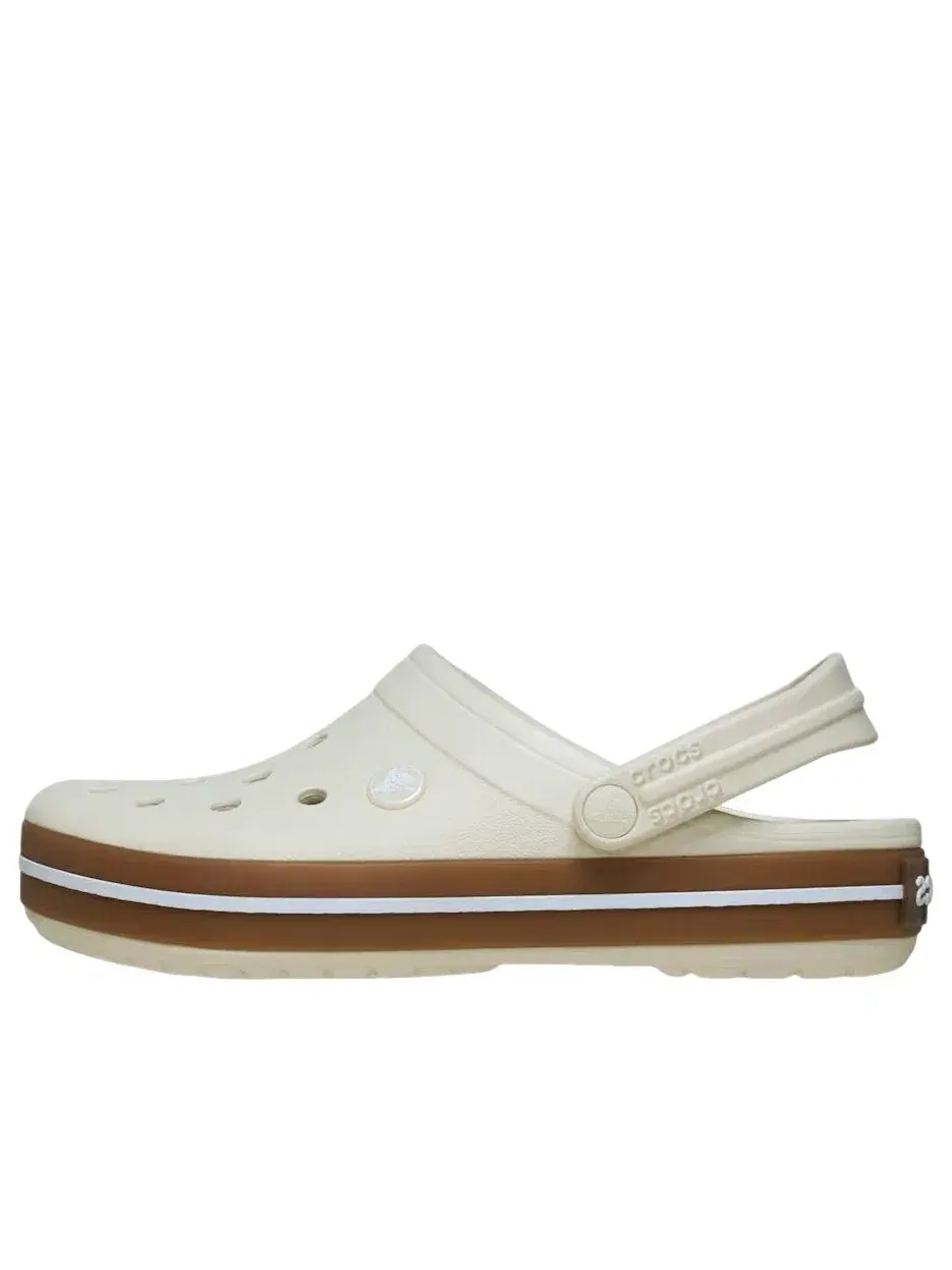Мужские сандалии с закрытым носком Crocband Clog Crocs — изображение 1 из 7, белый