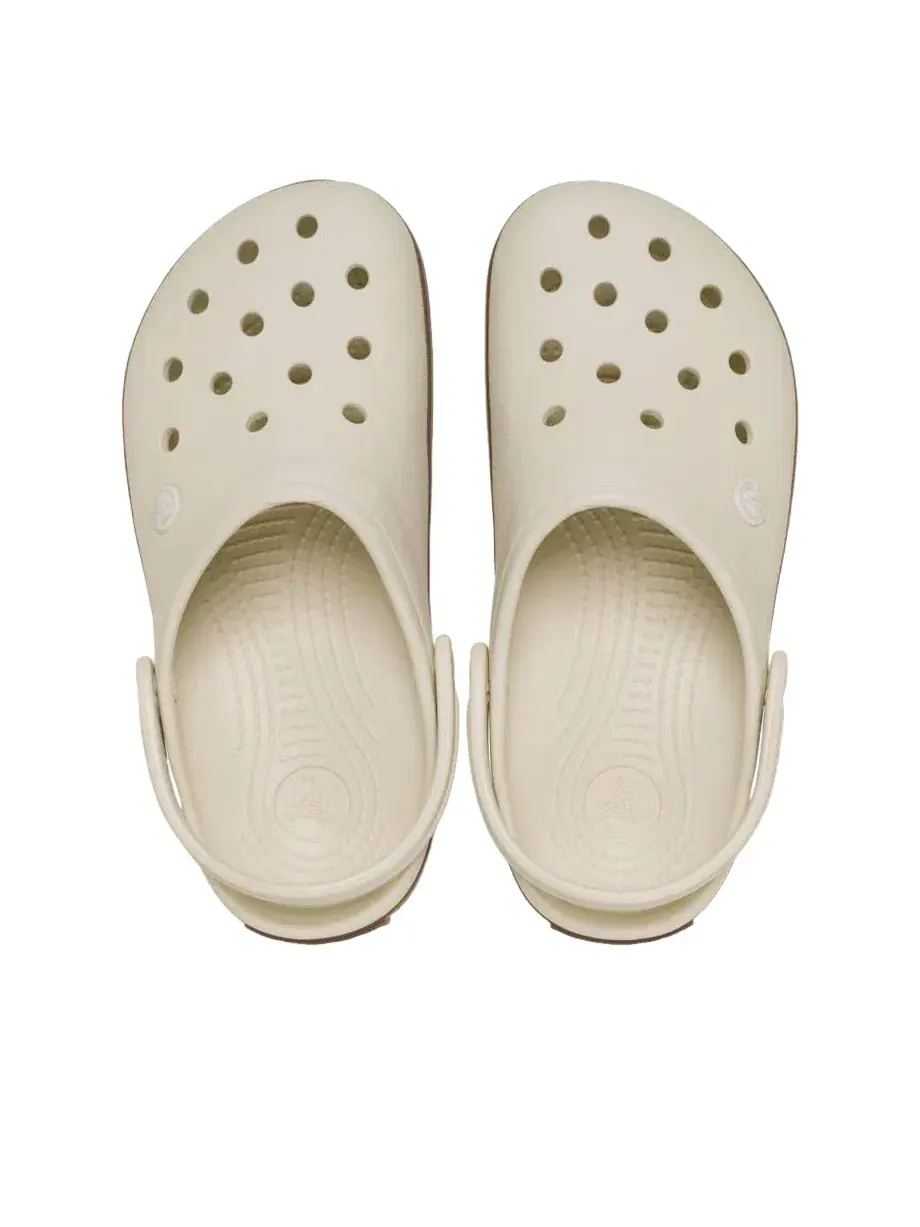 Мужские сандалии с закрытым носком Crocband Clog Crocs — изображение 5 из 7, белый