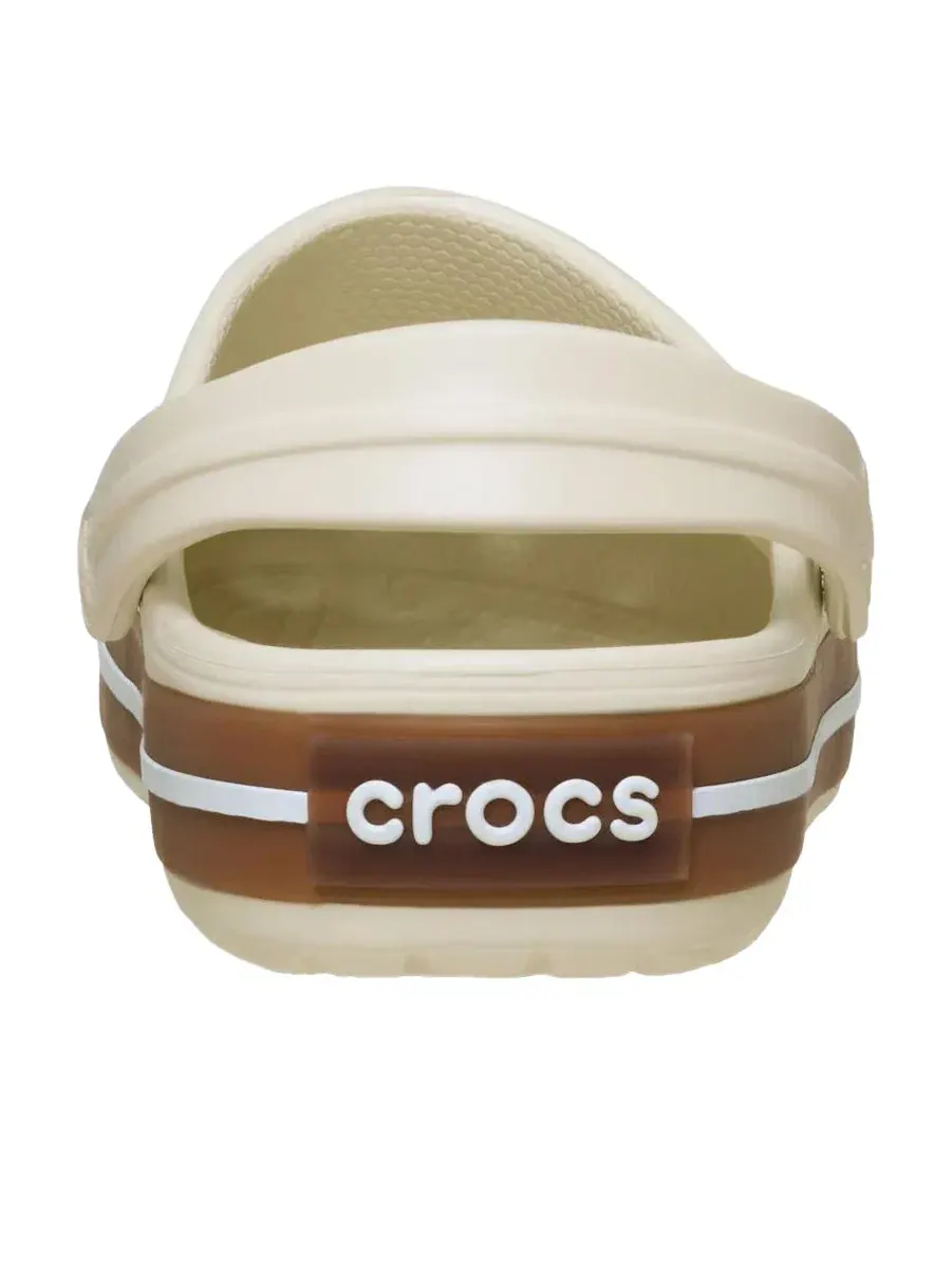Мужские сандалии с закрытым носком Crocband Clog Crocs — изображение 6 из 7, белый