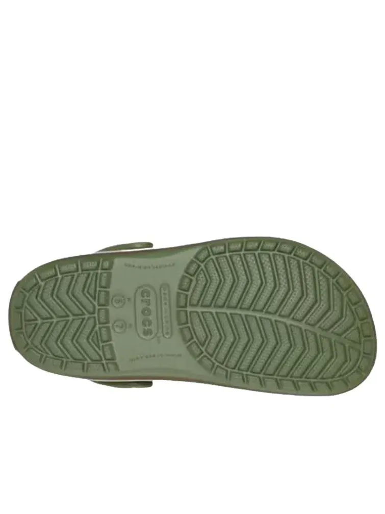 Мужские сандалии-клоги с закрытым носком Crocband Gum Cargo Crocs — изображение 6 из 6, зеленый