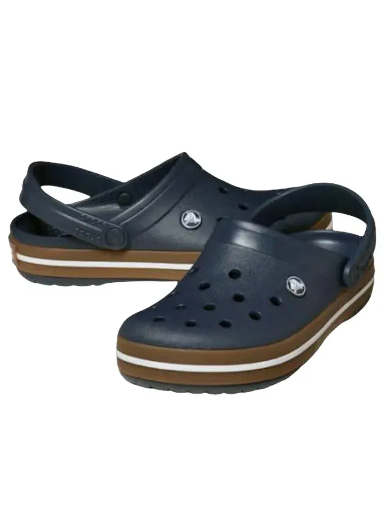 Мужские сандалии с закрытым носком Crocband Clog Crocs — изображение 3 из 6, синий