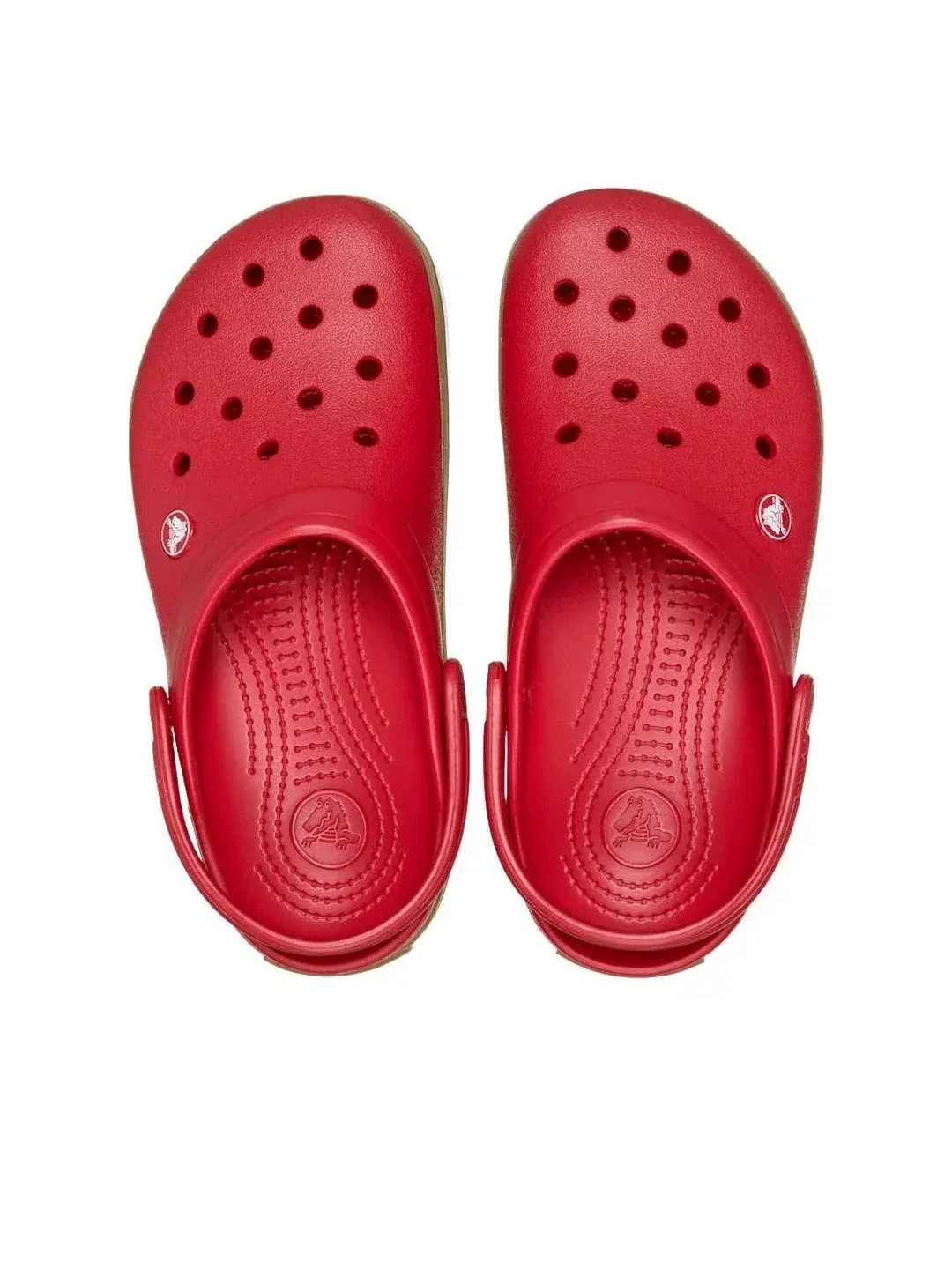 Мужские сандалии-клоги с закрытым носком Crocband Clog Court Red Crocs — изображение 5 из 6, красный