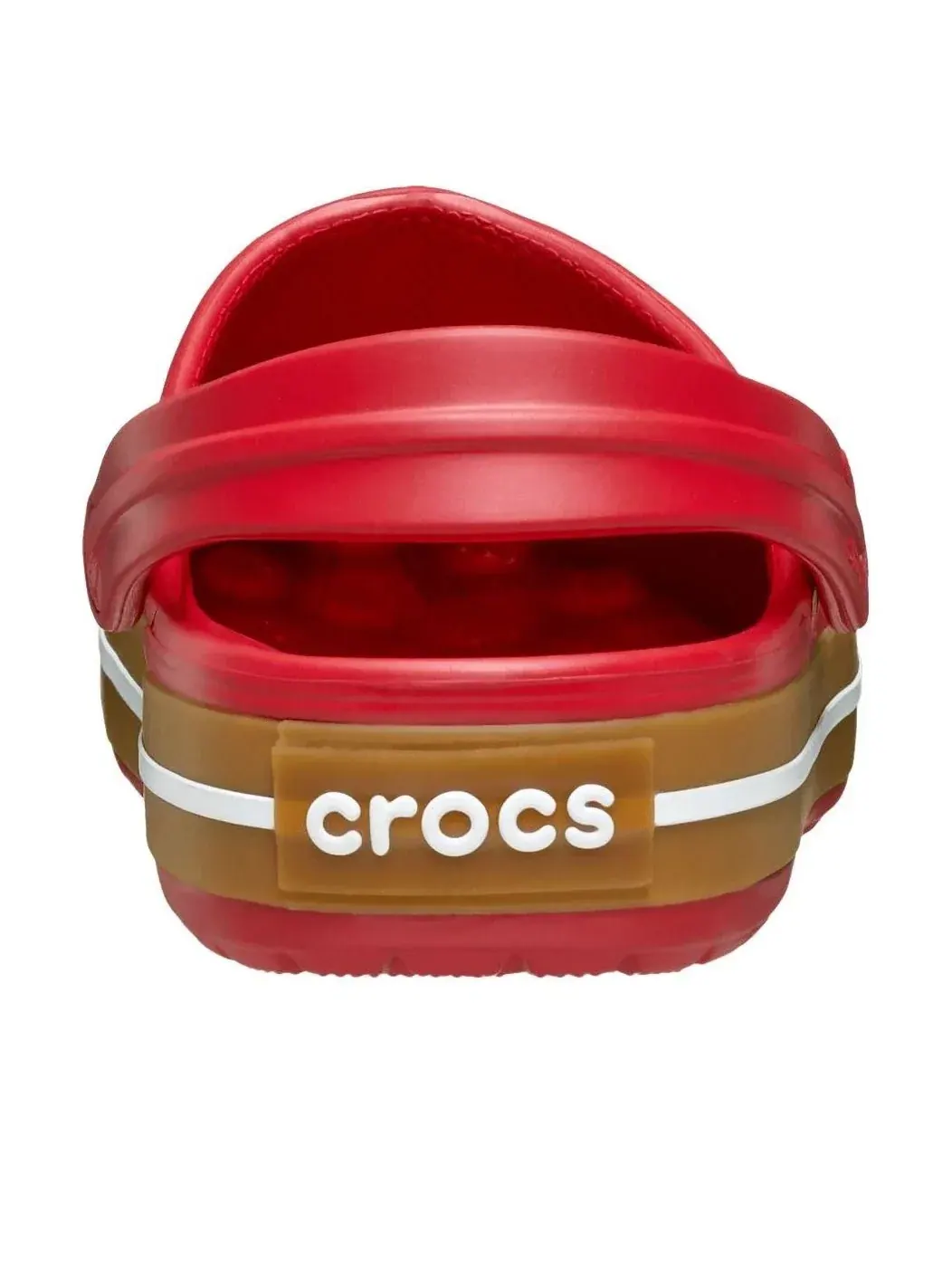 Мужские сандалии-клоги с закрытым носком Crocband Clog Court Red Crocs — изображение 6 из 6, красный
