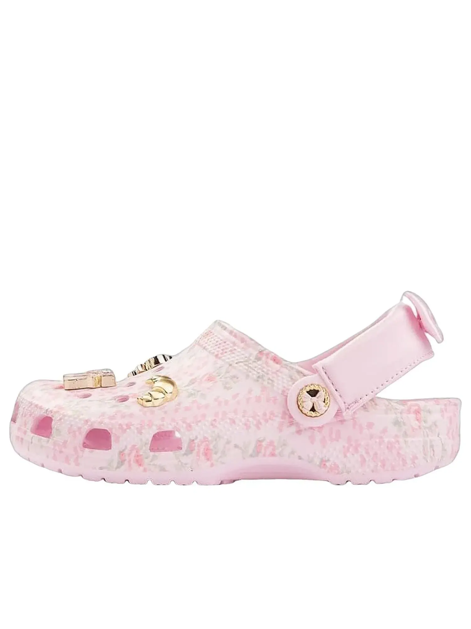 Сандалии Crocs Classic Clog LoveShackFancy 'Pink Milk' 212786-6ZW — изображение 1 из 4, розовый