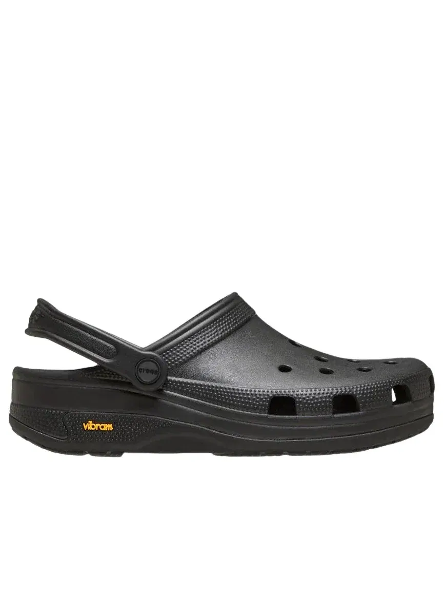 Мужские сандалии-клоги с закрытым носком Classic Clog Crocs — изображение 2 из 4, черный