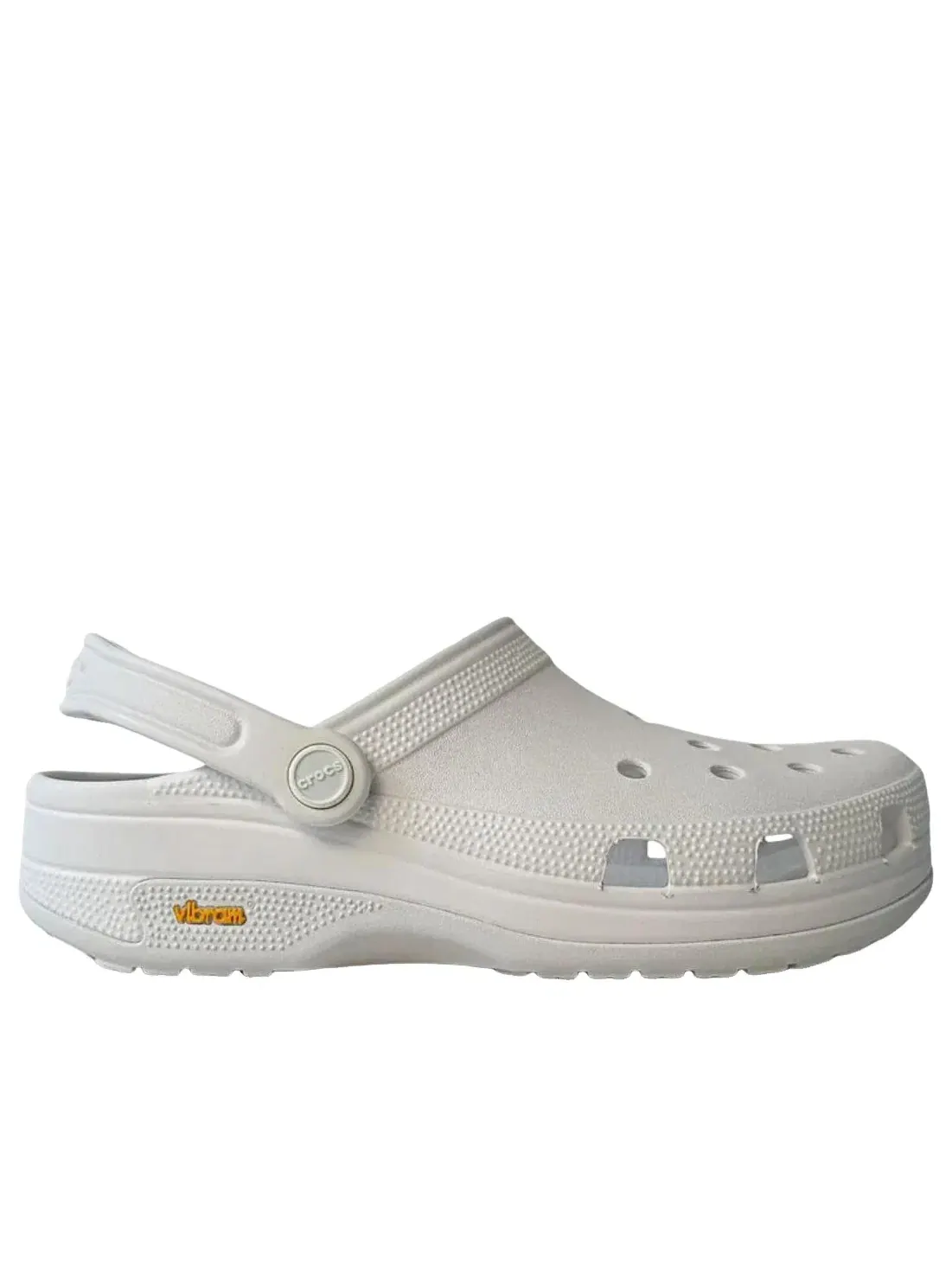 Мужские сандалии-клоги с закрытым мысом Classic Clog EXP Crocs — изображение 2 из 7, белый