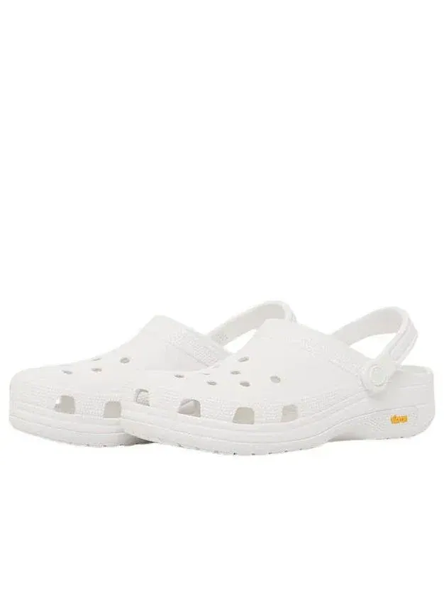 Мужские сандалии-клоги с закрытым мысом Classic Clog EXP Crocs — изображение 3 из 7, белый