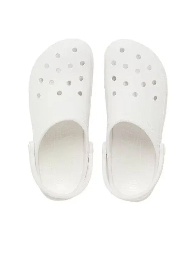 Мужские сандалии-клоги с закрытым мысом Classic Clog EXP Crocs — изображение 4 из 7, белый