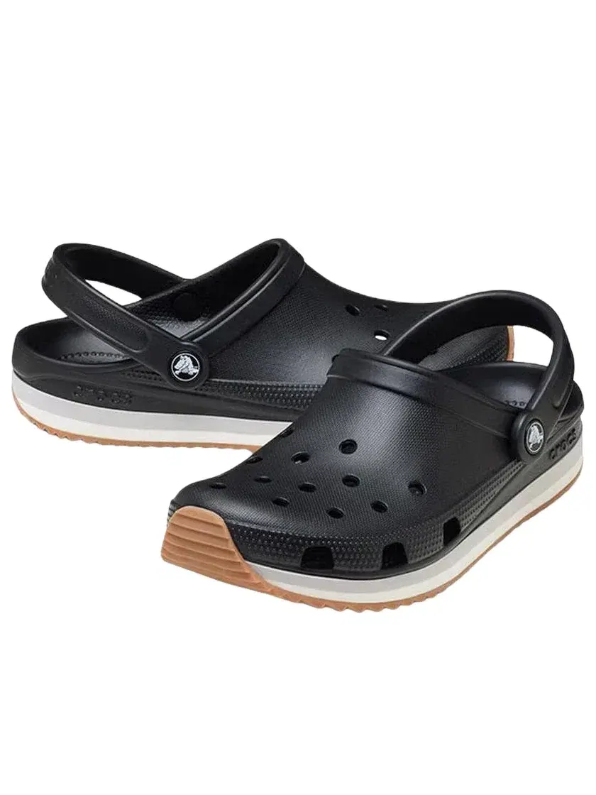 Мужские сандалии с закрытым носом Crocband Clog Crocs — изображение 3 из 6, черный