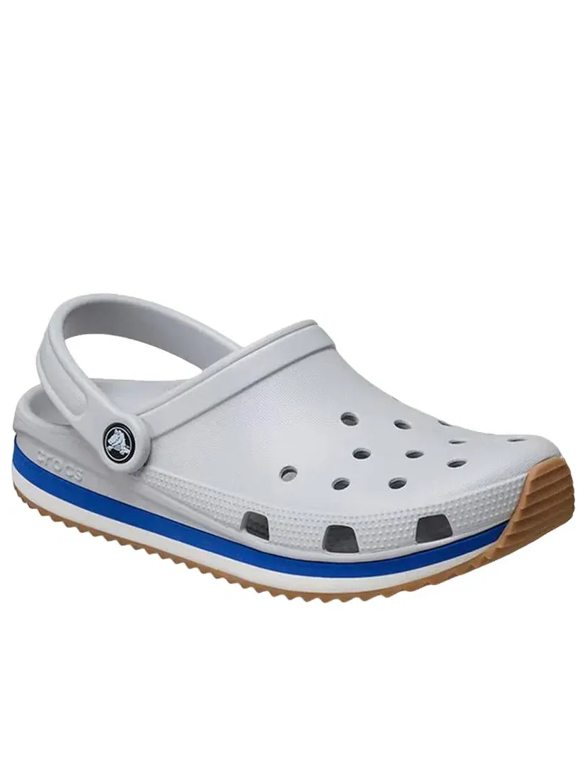 Мужские сандалии с закрытым носком Crocband Clog Crocs — изображение 2 из 6, серый