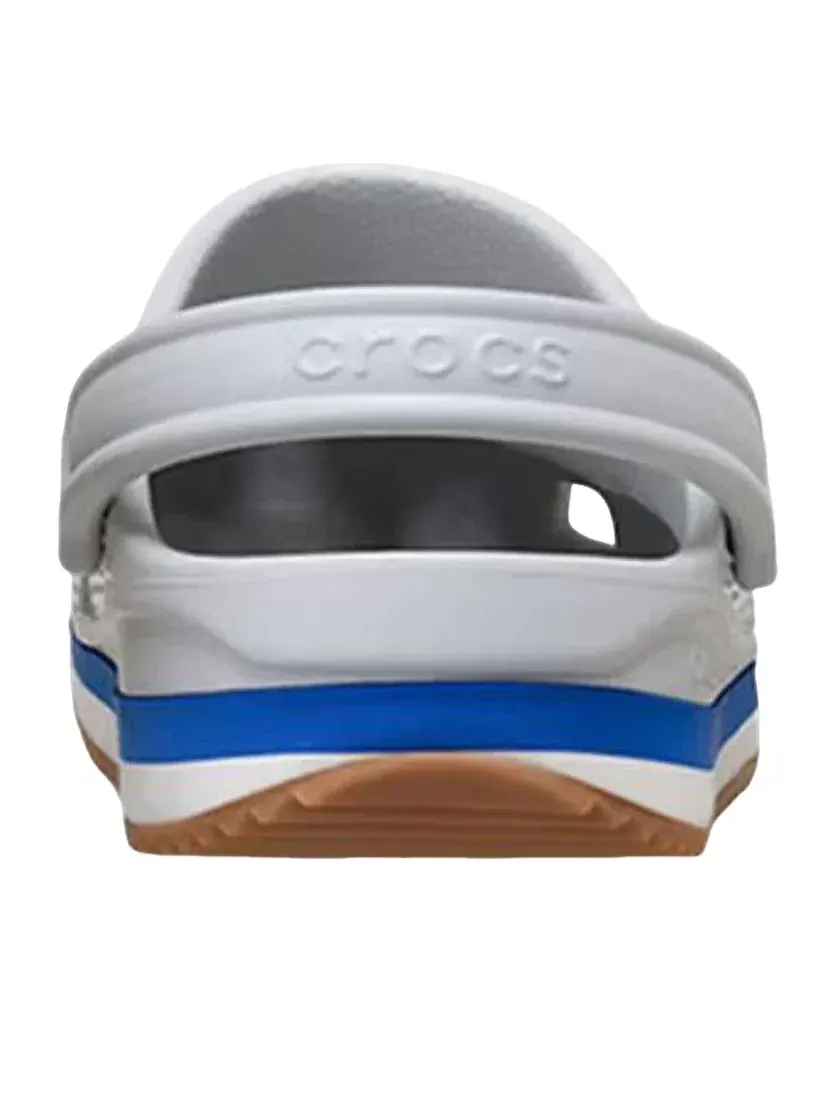 Мужские сандалии с закрытым носком Crocband Clog Crocs — изображение 5 из 6, серый