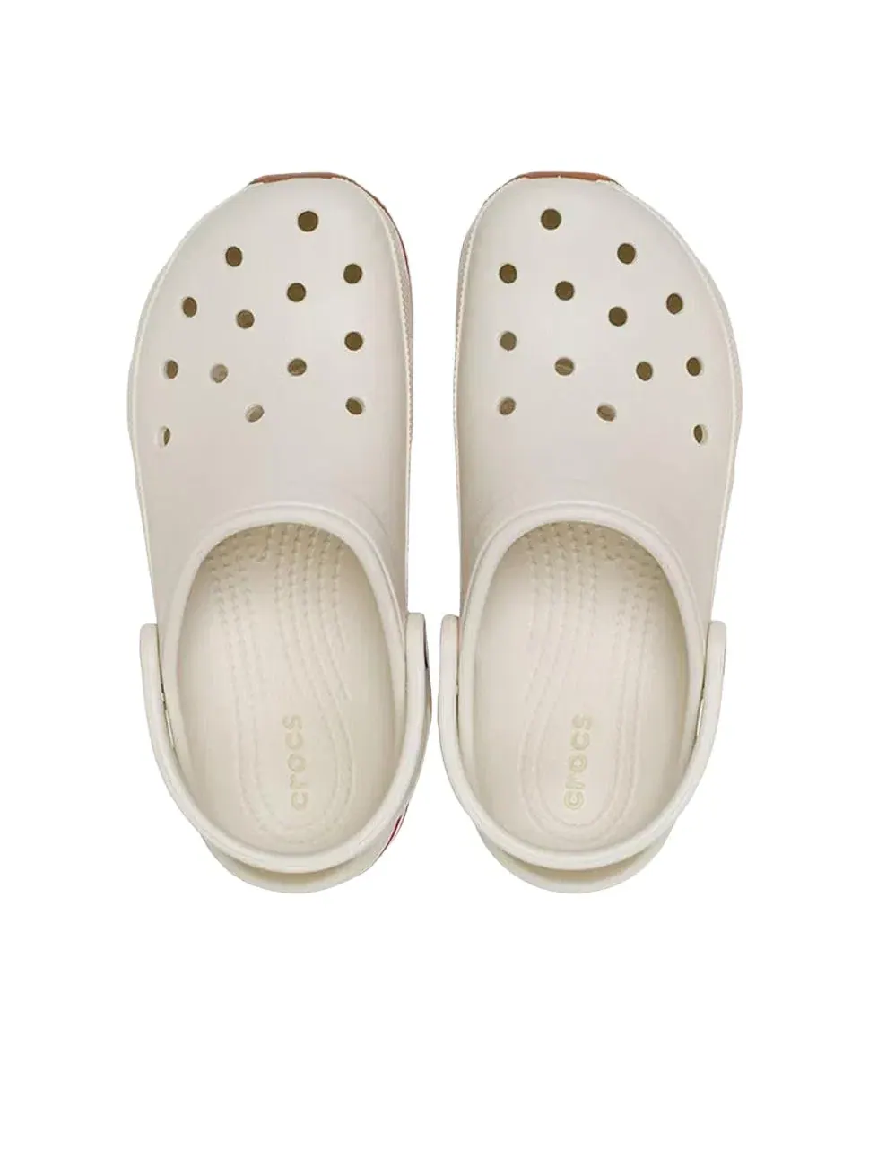 Мужские сандалии из резины с закрытым носком Crocband Clog Summit White Crocs — изображение 4 из 6, белый