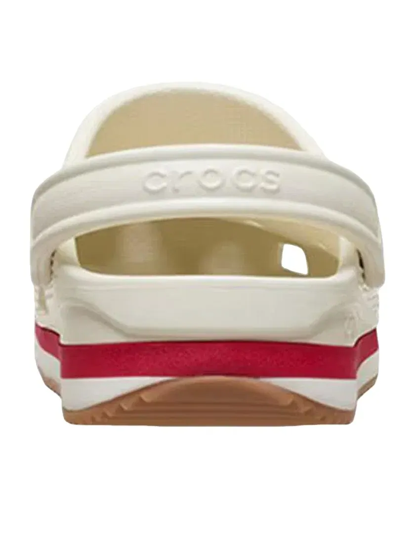 Мужские сандалии из резины с закрытым носком Crocband Clog Summit White Crocs — изображение 5 из 6, белый