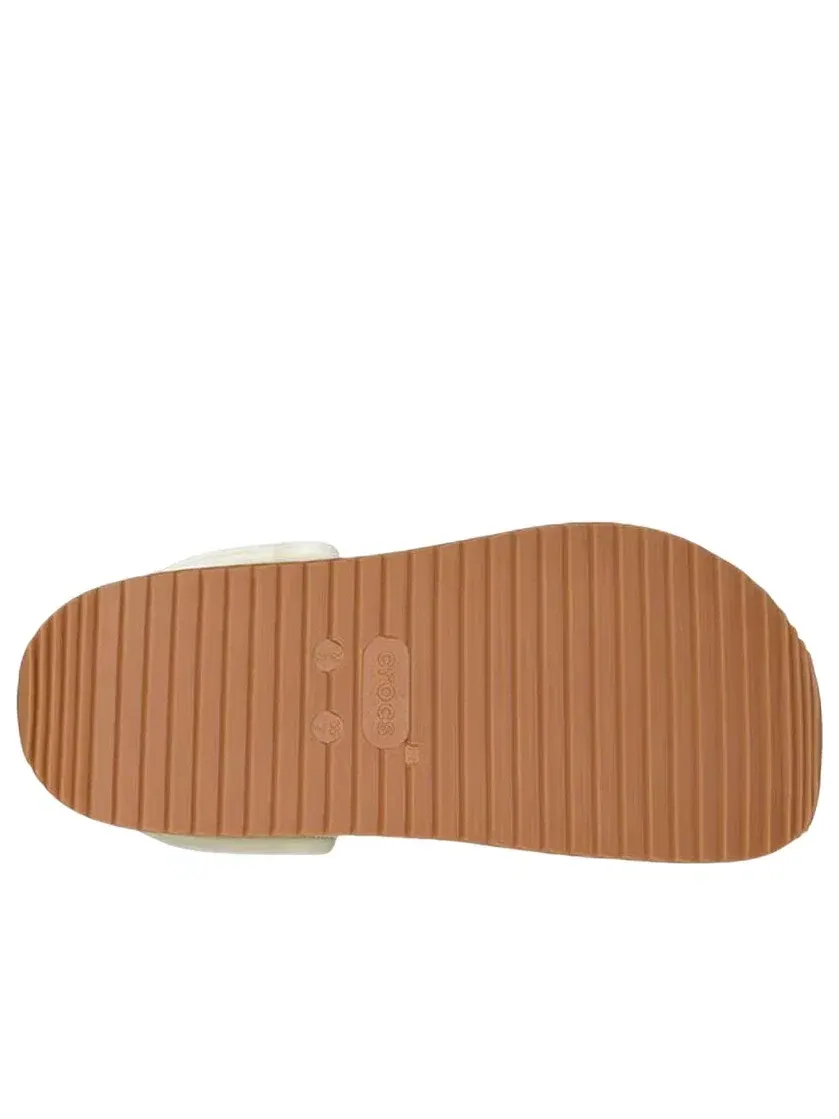 Мужские сандалии из резины с закрытым носком Crocband Clog Summit White Crocs — изображение 6 из 6, белый