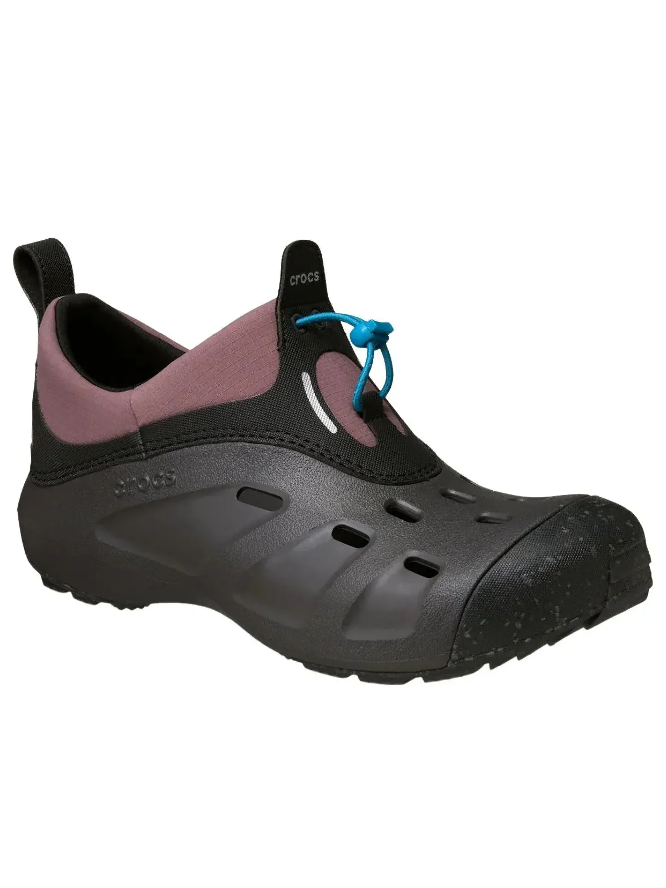 Кроссовки Crocs EXP Quick Trail Low Tech 'Black Sand' — изображение 2 из 5, черный
