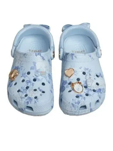 Сабо Crocs x LoveShackFancy Classic Clog 'Blue' — изображение 1 из 6, синий