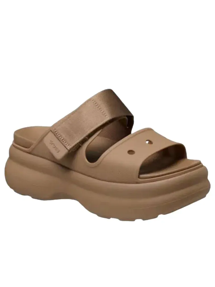 Сандалии Crocs Soho с двумя ремешками — изображение 2 из 6, коричневый