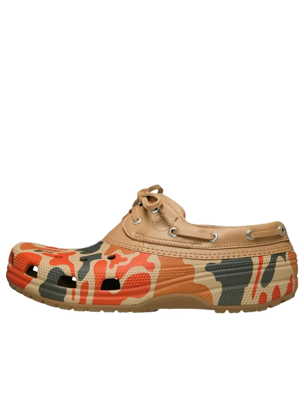 Классические мокасины Crocs Duck Camo — изображение 1 из 7, бежевый