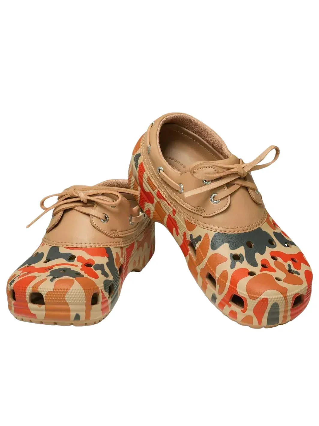 Классические мокасины Crocs Duck Camo — изображение 4 из 7, бежевый