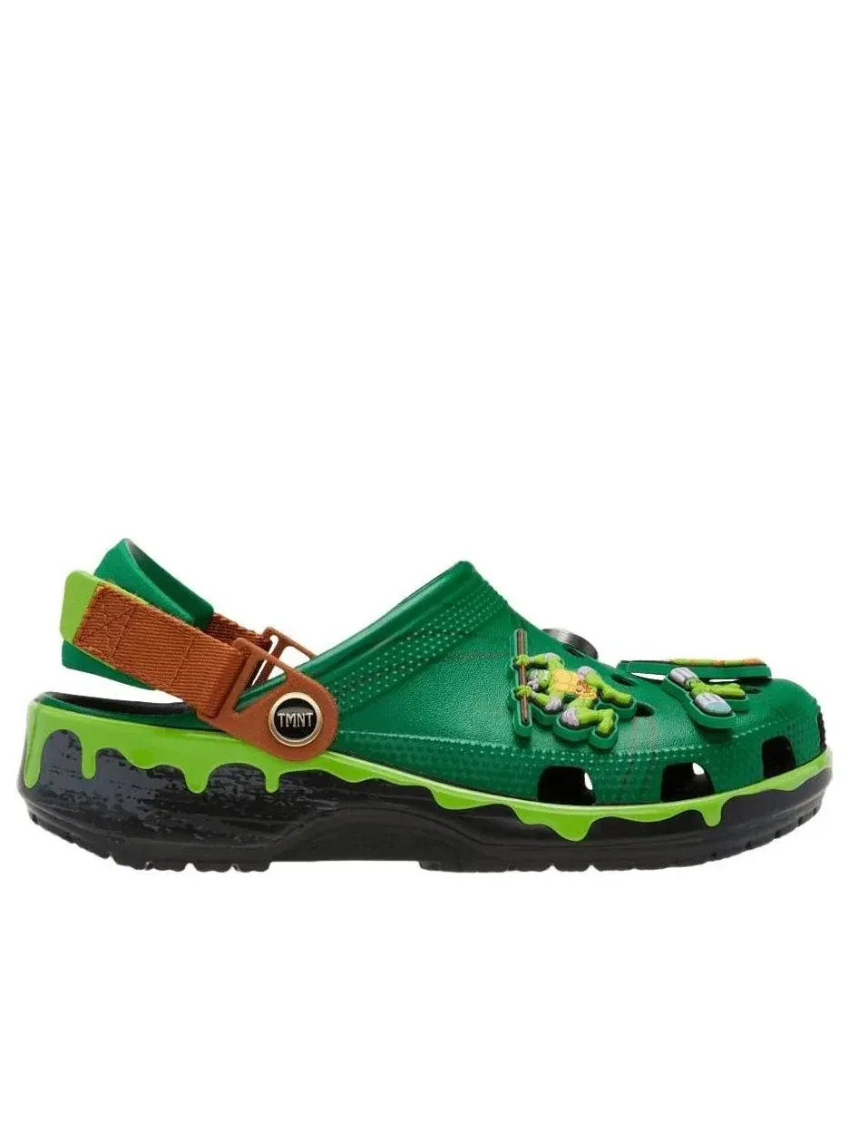 Мужские сандалии-клоги с принтом Teenage Mutant Ninja Turtles модель Classic Clog Crocs — изображение 2 из 7, мульти
