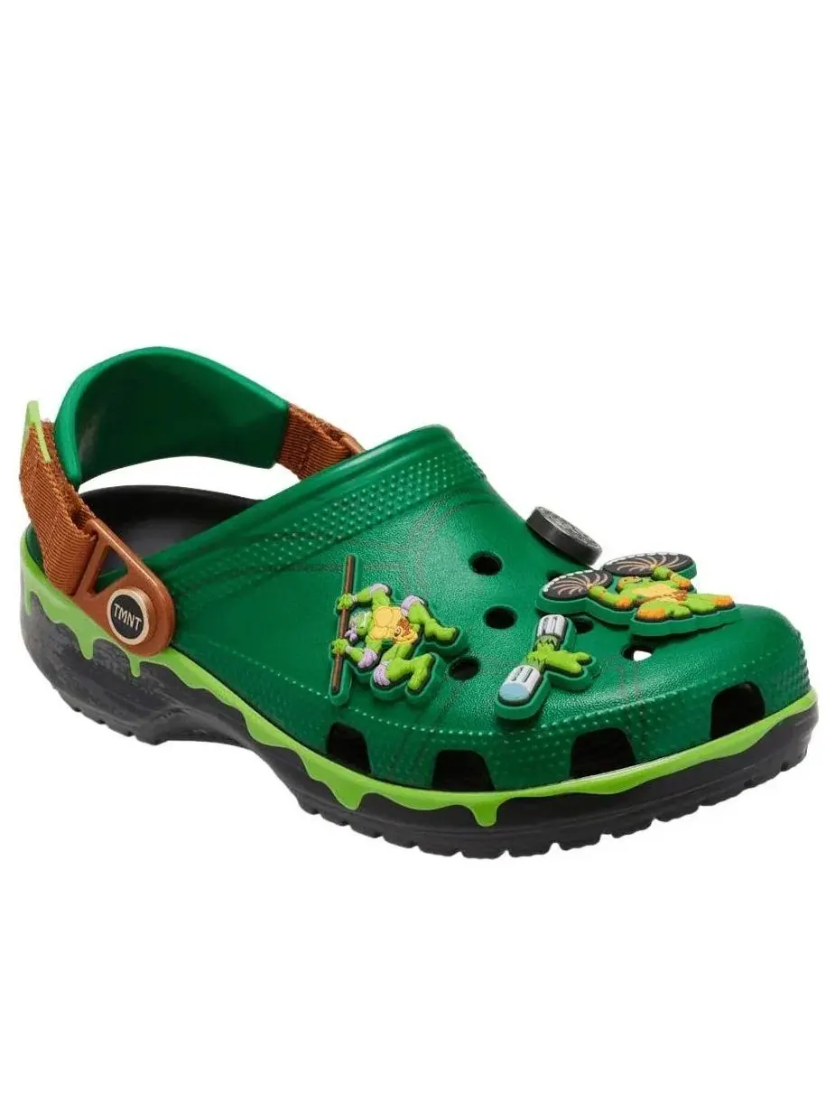 Мужские сандалии-клоги с принтом Teenage Mutant Ninja Turtles модель Classic Clog Crocs — изображение 3 из 7, мульти