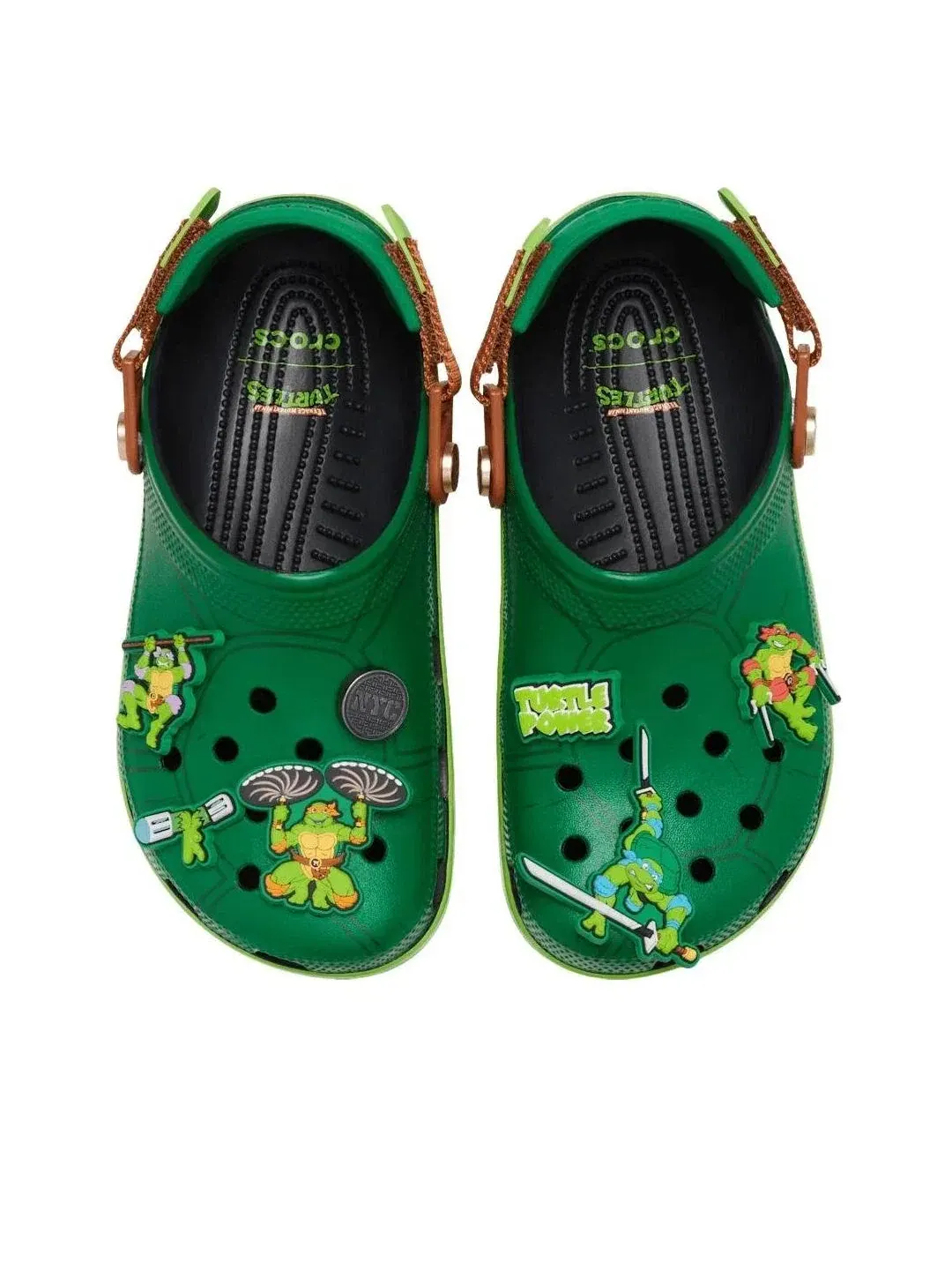 Мужские сандалии-клоги с принтом Teenage Mutant Ninja Turtles модель Classic Clog Crocs — изображение 6 из 7, мульти
