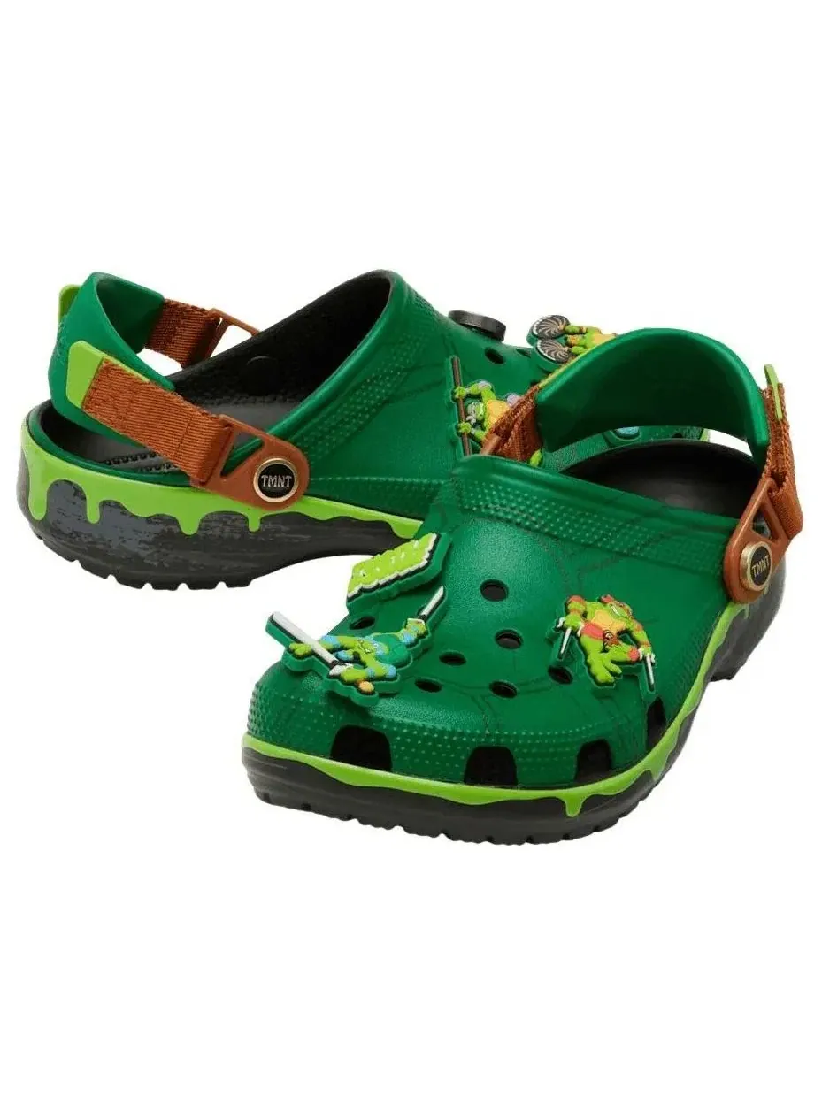 Мужские сандалии-клоги с принтом Teenage Mutant Ninja Turtles модель Classic Clog Crocs — изображение 7 из 7, мульти