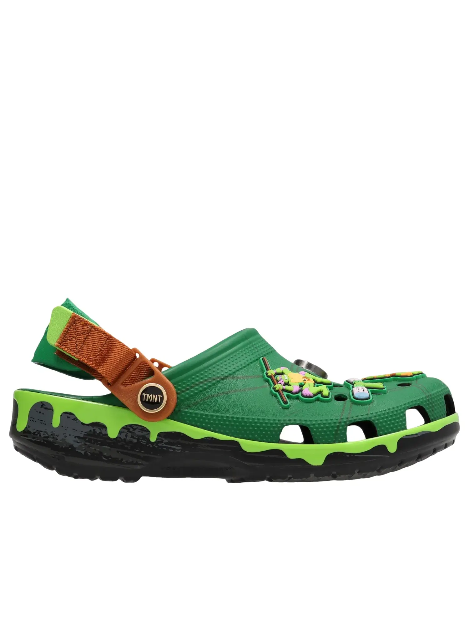 Детские сандалии-клоги с принтом Teenage Mutant Ninja Turtles модель Classic Clog Crocs — изображение 2 из 5, мульти