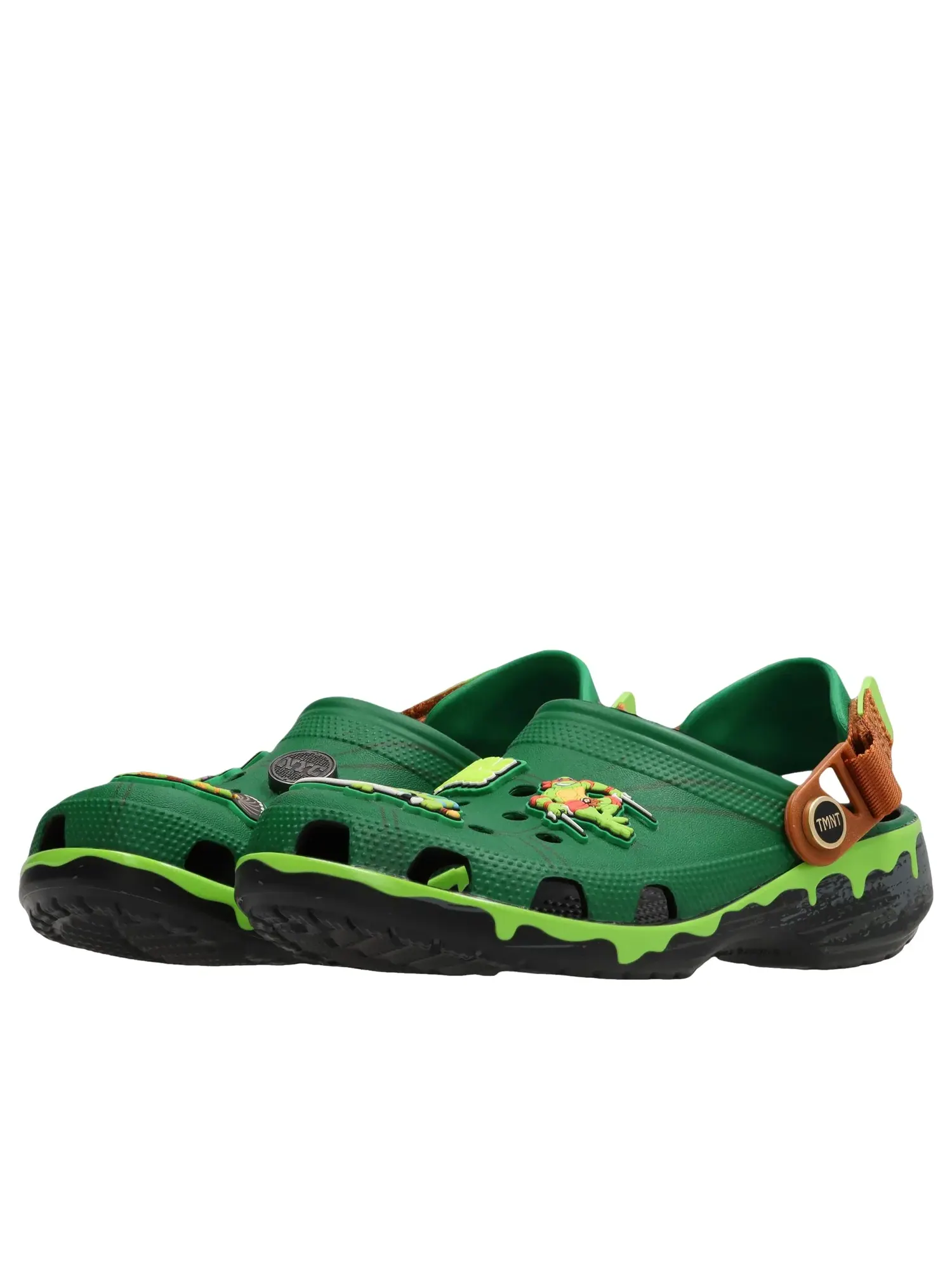 Детские сандалии-клоги с принтом Teenage Mutant Ninja Turtles модель Classic Clog Crocs — изображение 3 из 5, мульти