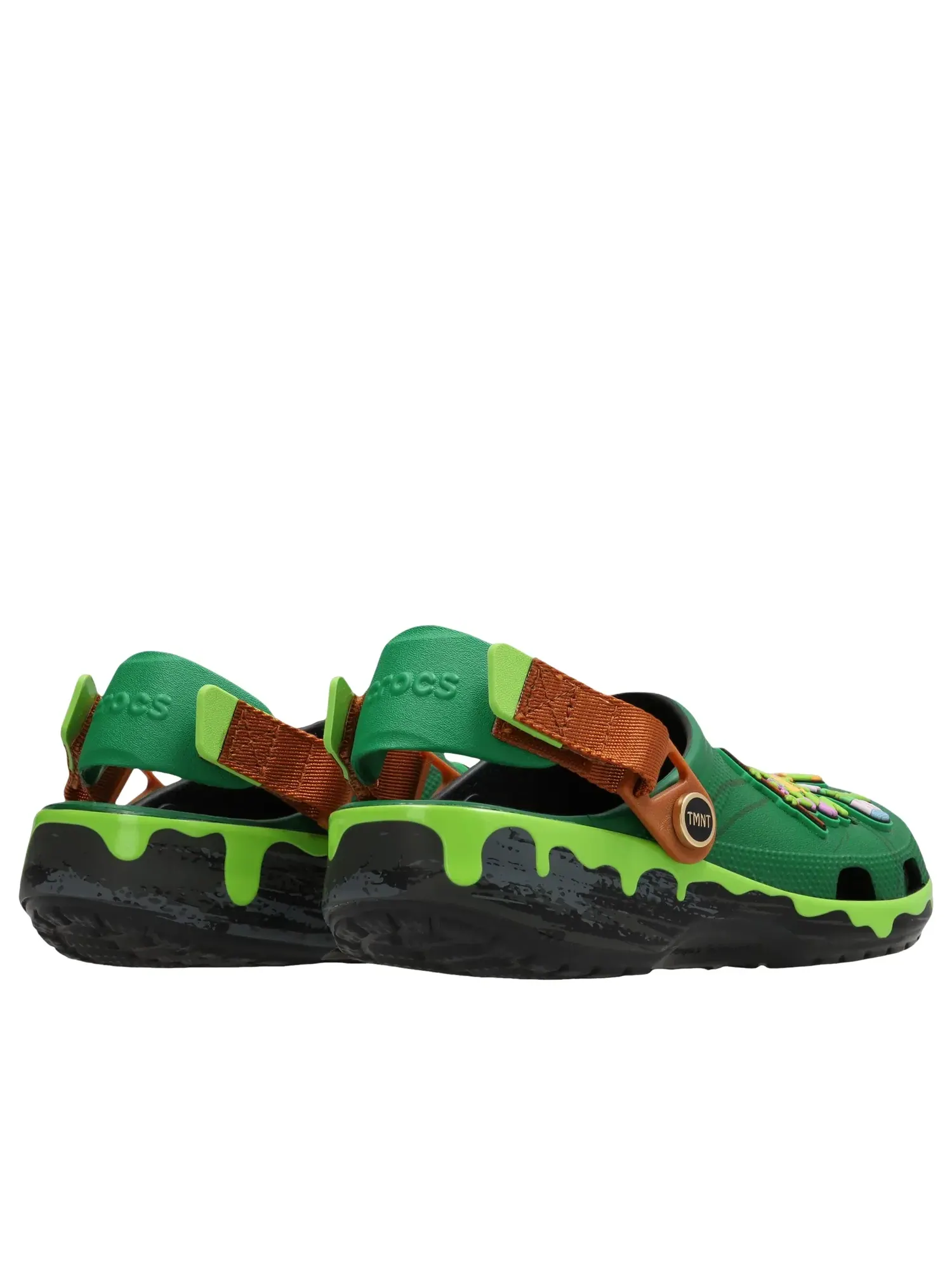 Детские сандалии-клоги с принтом Teenage Mutant Ninja Turtles модель Classic Clog Crocs — изображение 4 из 5, мульти