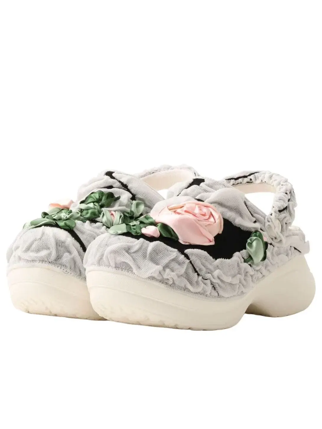 Женские сабо Crocs x Reverie by Caroline Hu Bae Clog — изображение 2 из 5, серый