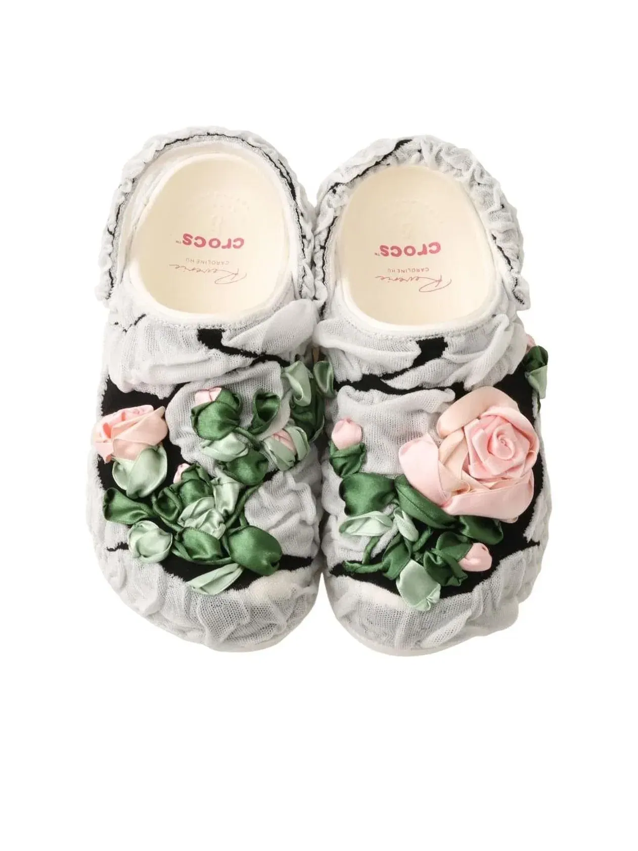Женские сабо Crocs x Reverie by Caroline Hu Bae Clog — изображение 3 из 5, серый