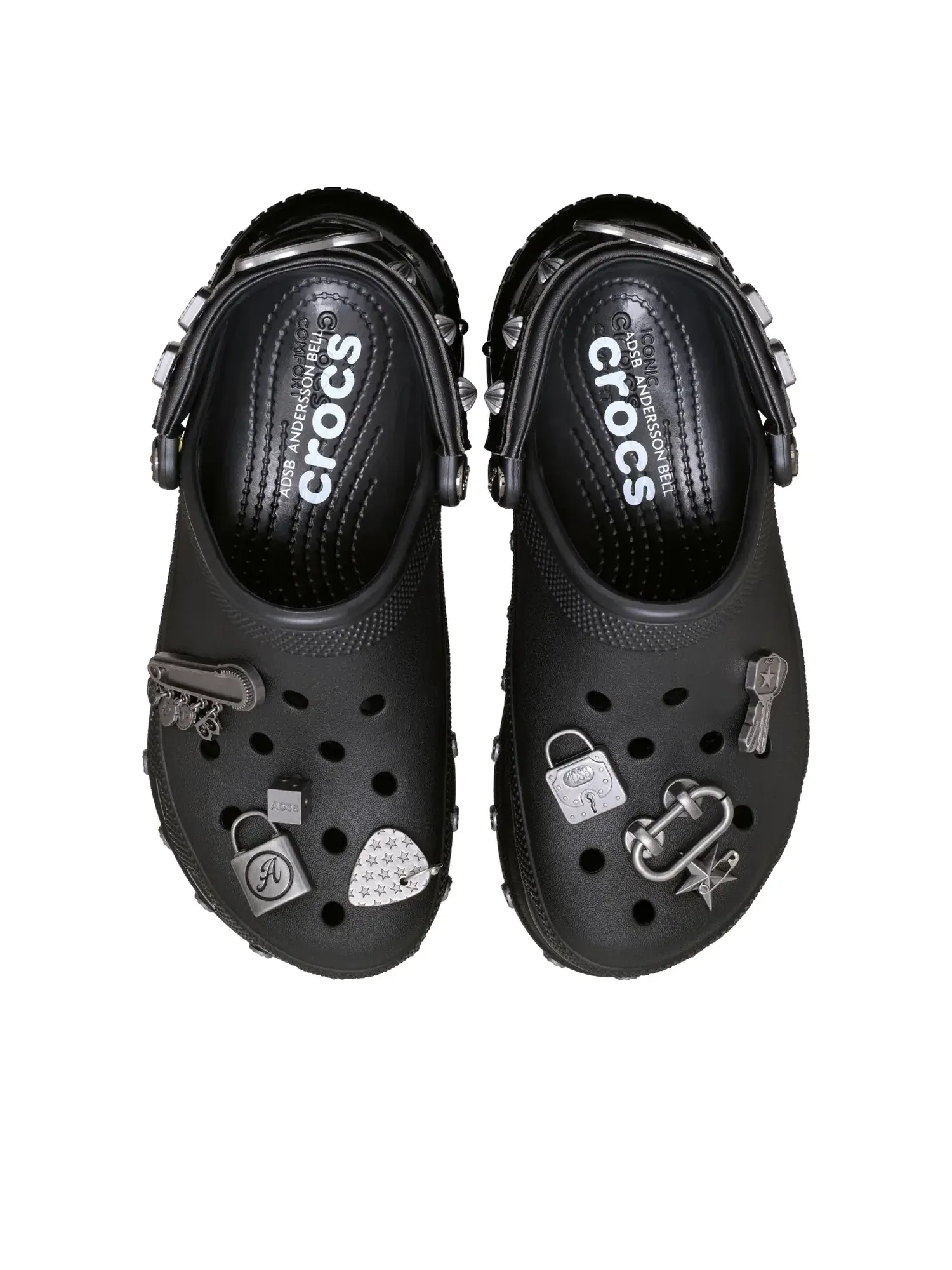 Женские сабо-клоги с закрытым носком Bae Clog Crocs — изображение 5 из 6, черный