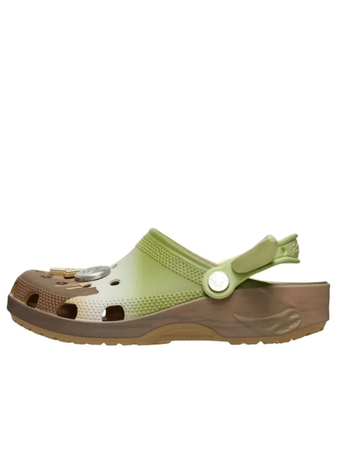 Сабо Crocs x Star Wars Classic Clog 'Grogu' 213003-90H — изображение 1 из 5, зеленый
