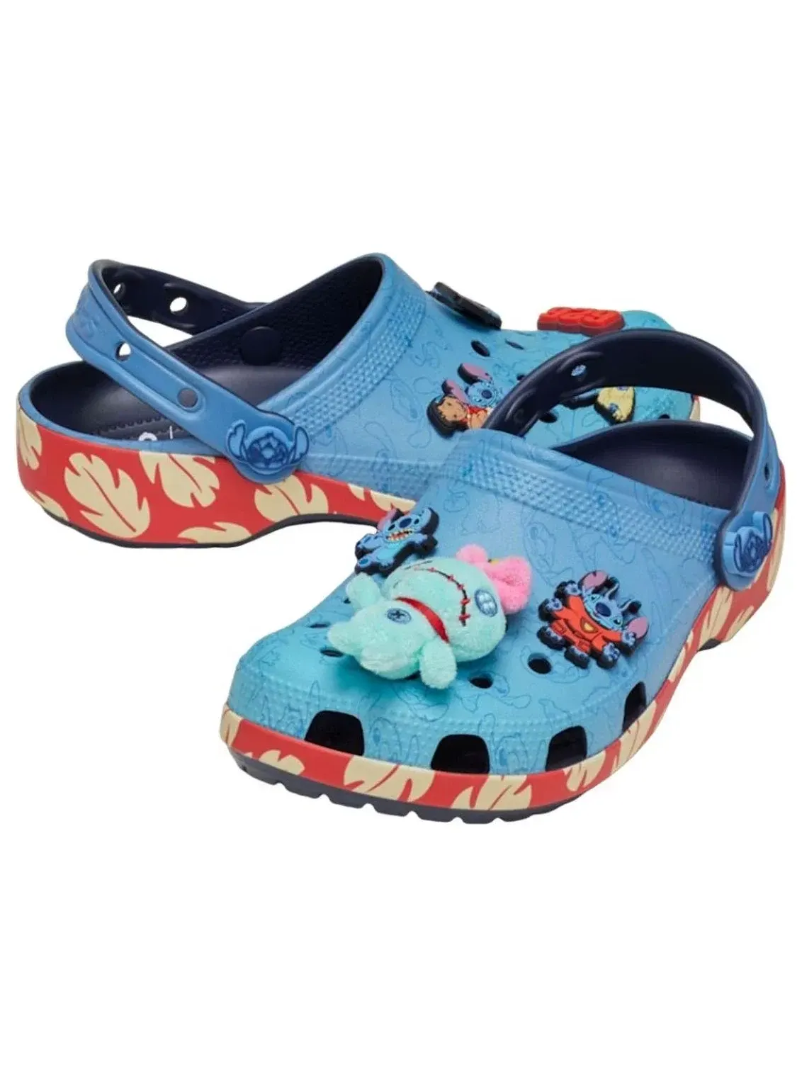 Мужские сабо Classic Clog Lilo & Stitch Crocs — изображение 2 из 5, синий
