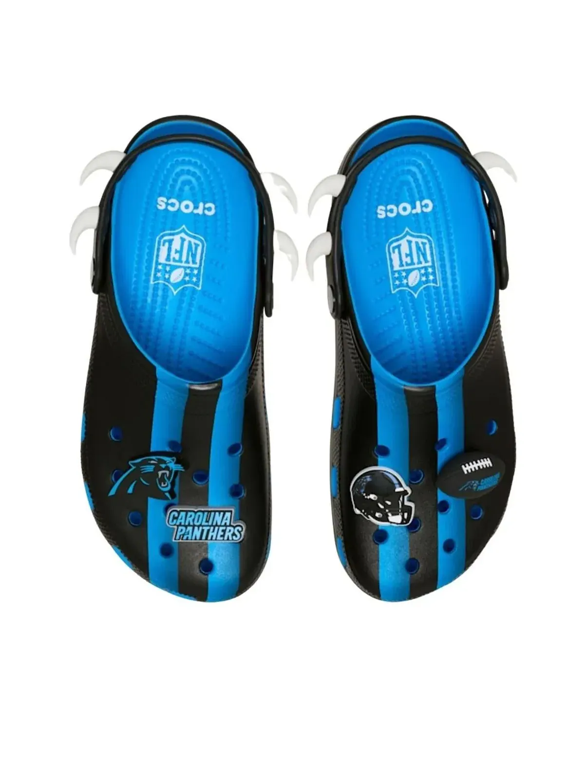 Сабо Crocs x NFL Classic Clog Carolina Panthers 'Blue' 213167-90H — изображение 2 из 2, синий