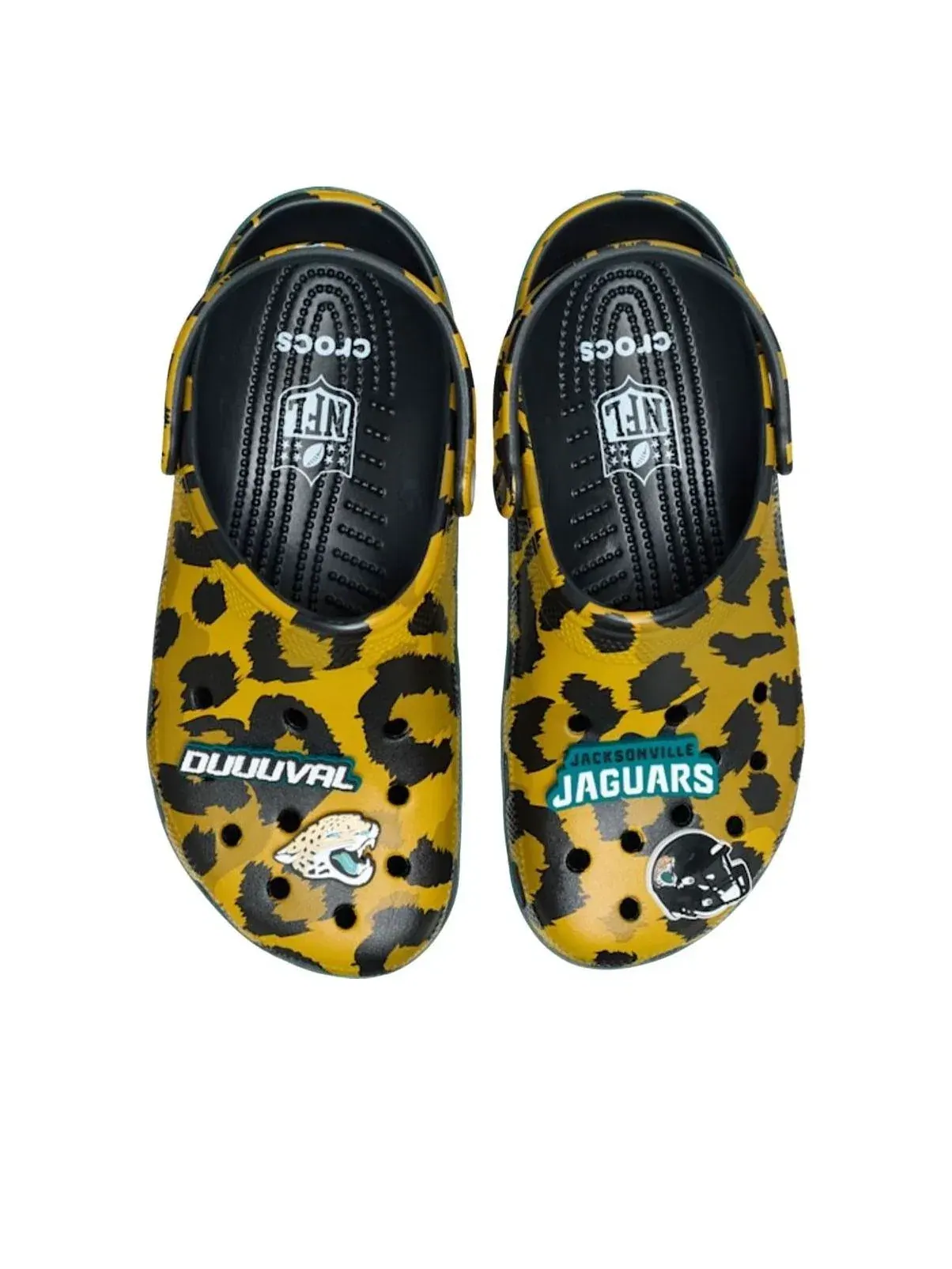 Сабо Crocs x NFL 26 Classic Clog Jacksonville Jaguars 'Yellow' 213169-90H — изображение 2 из 2, желтый