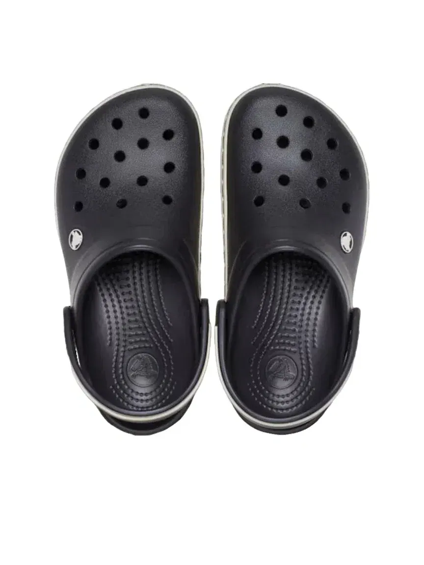 Мужские сандалии с закрытым носом Crocband Heritage Clogs Crocs — изображение 4 из 5, черный
