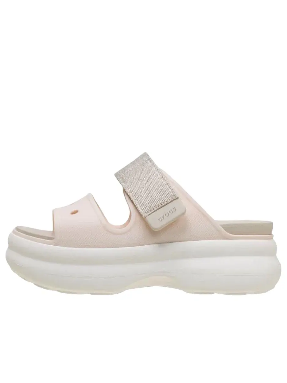 Женские сандалии с двумя ремешками Soho Two Strap Shimmer Crocs — изображение 1 из 6, розовый