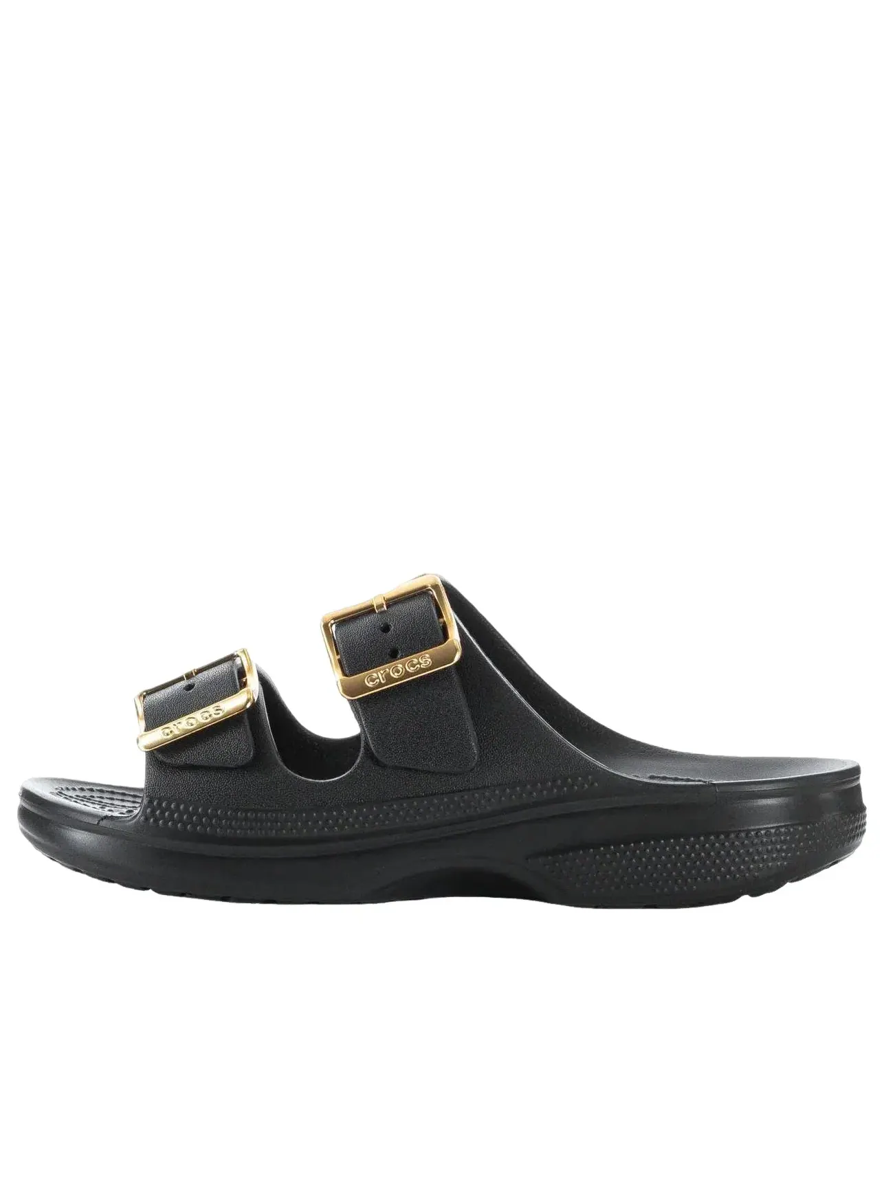 Женские сандалии с пряжкой Crocs Metallic Buckle Saturday — изображение 1 из 7, черный