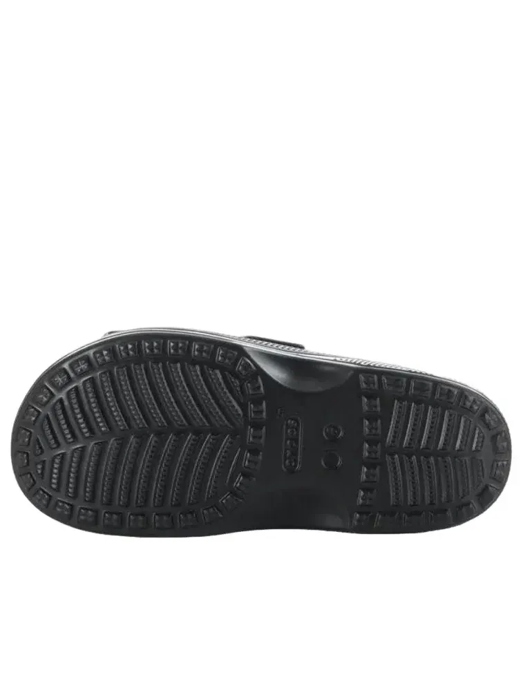 Женские сандалии с пряжкой Crocs Metallic Buckle Saturday — изображение 7 из 7, черный