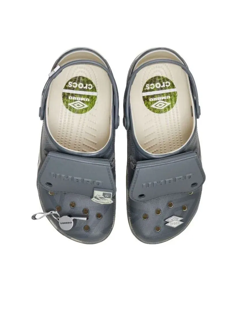 Мужские сабо из резины Classic Clog Crocs — изображение 5 из 7, серый