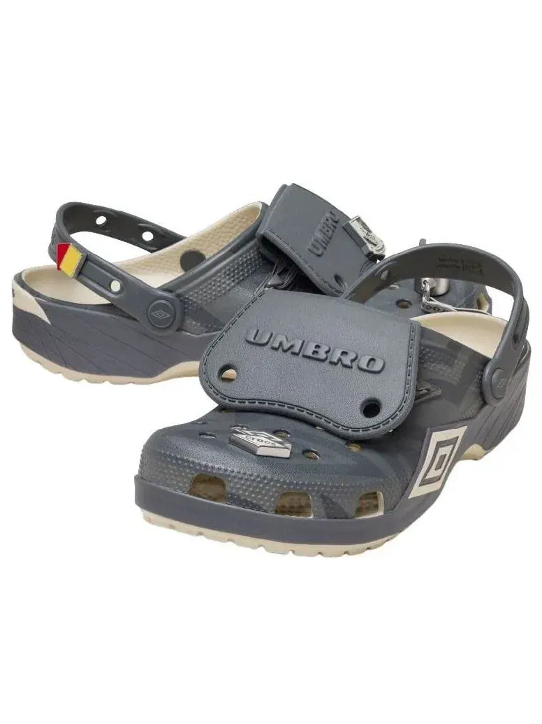 Мужские сабо из резины Classic Clog Crocs — изображение 6 из 7, серый