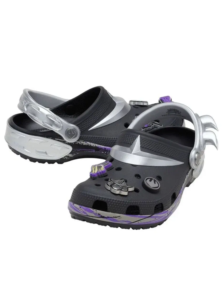 Мужские сандалии-клоги с принтом Classic Clog Shredder Crocs — изображение 6 из 7, мульти