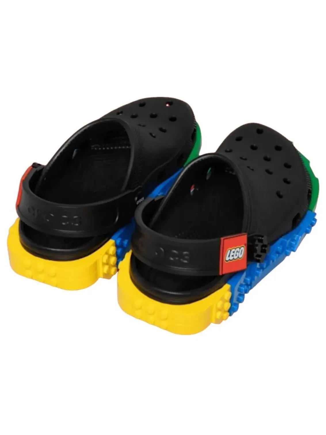 Сабо Crocs x LEGO Classic Clog 'Creativity Black' — изображение 5 из 5, черный