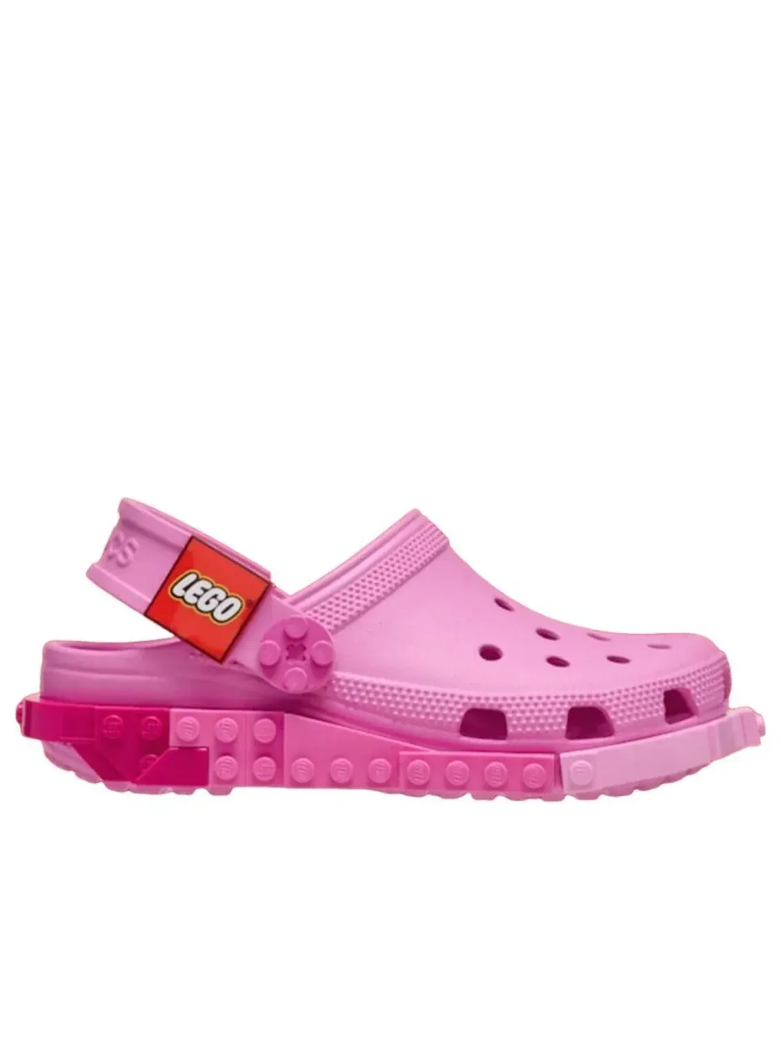 Сабо (GS) Crocs x LEGO Classic Clog 'Creativity Pink' — изображение 2 из 5, розовый