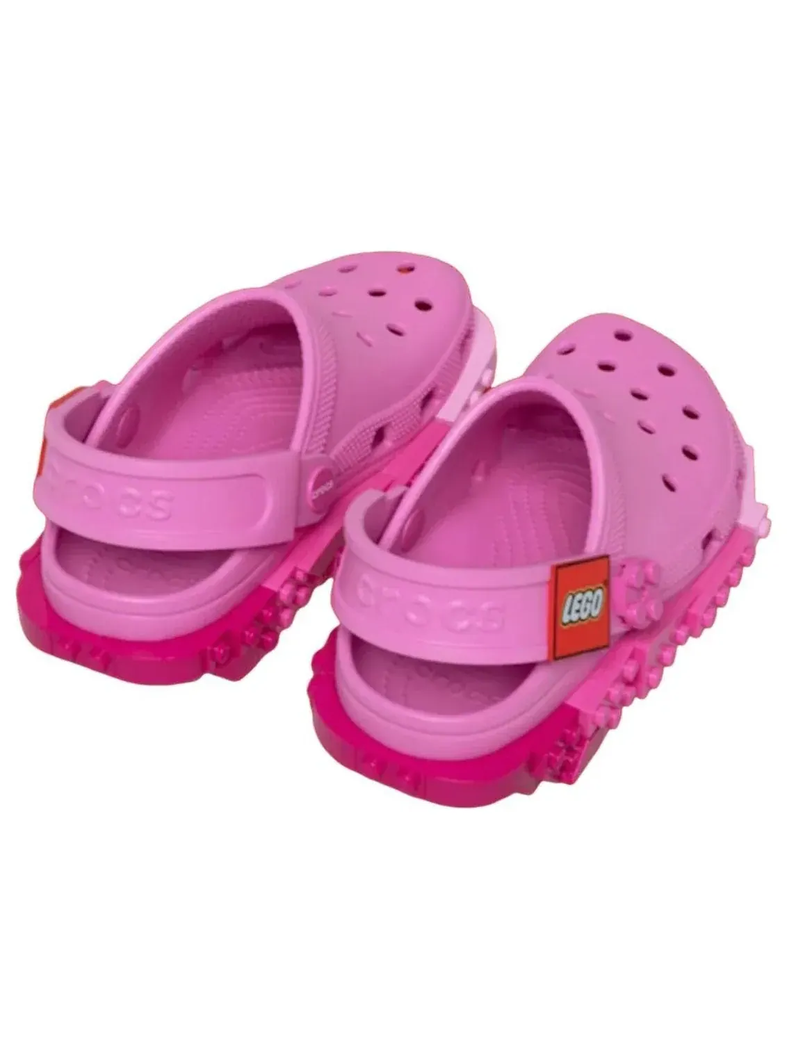 Сабо (GS) Crocs x LEGO Classic Clog 'Creativity Pink' — изображение 5 из 5, розовый