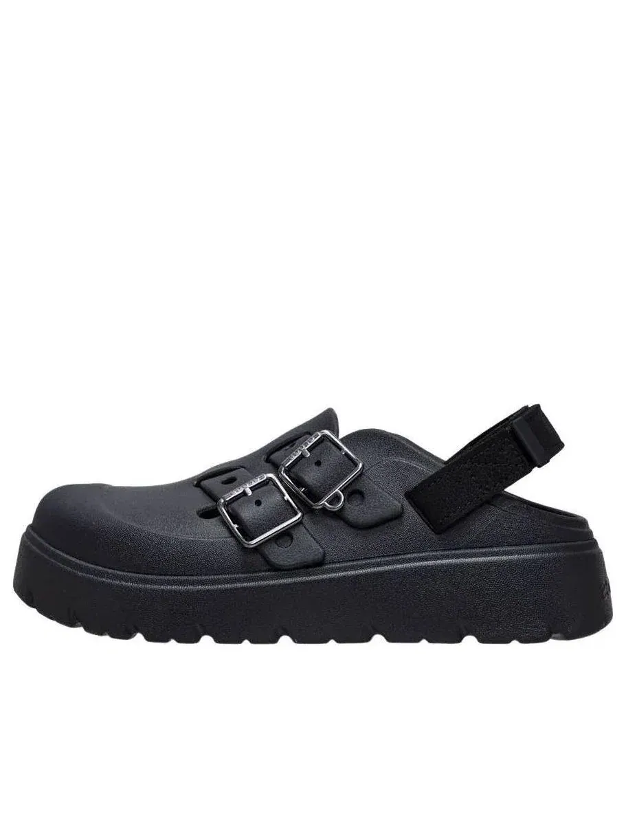 Женские сандалии с закрытым носом Loaferette Clog Crocs — изображение 1 из 6, черный