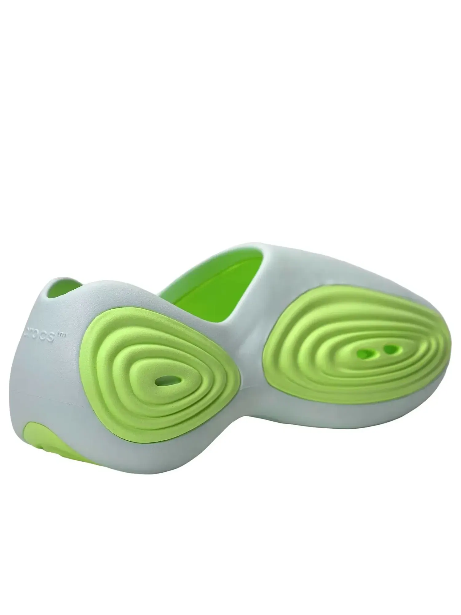 Мужские сандалии-клоги с закрытым носком Ripple Clog Lime Burst Crocs — изображение 4 из 6, зеленый