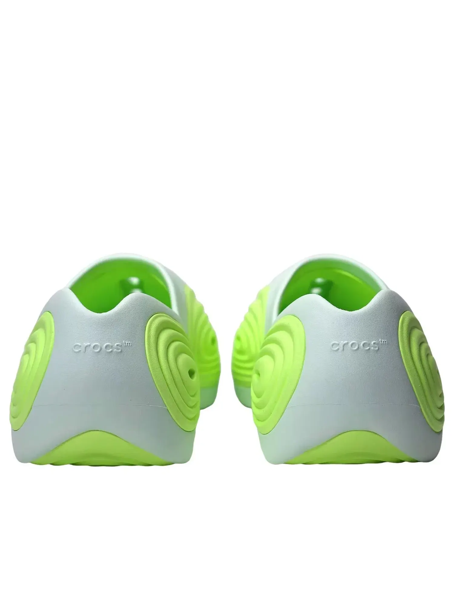 Мужские сандалии-клоги с закрытым носком Ripple Clog Lime Burst Crocs — изображение 6 из 6, зеленый